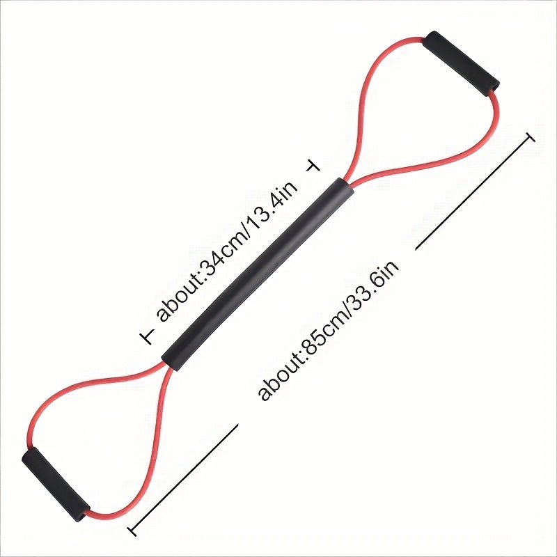 8-Shaped Boxing Resistance Band - TPE Tension Belt for MMA Training